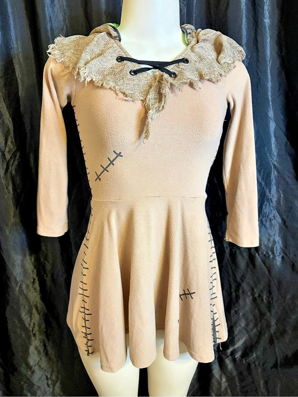 Disney The Nightmare Before Christmas Oogie Boogie Costume Dress Mini Dress